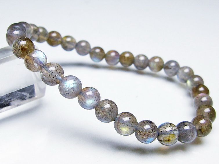 ラブラドライト ブレスレット 6mm [T219-5861] 2枚目