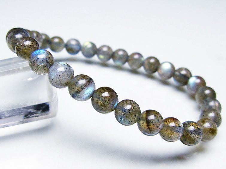 ラブラドライト ブレスレット 7mm [t219-5864] 2枚目
