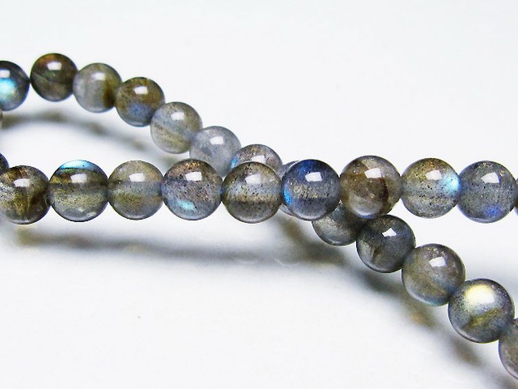 ラブラドライト ブレスレット 6mm [T219-5875] 1枚目
