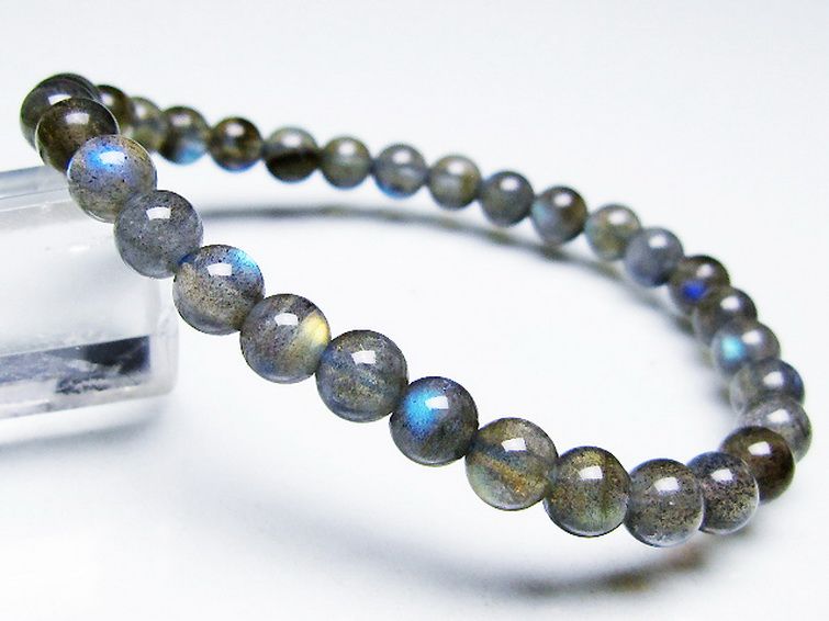 ラブラドライト ブレスレット 6mm [T219-5875] 2枚目