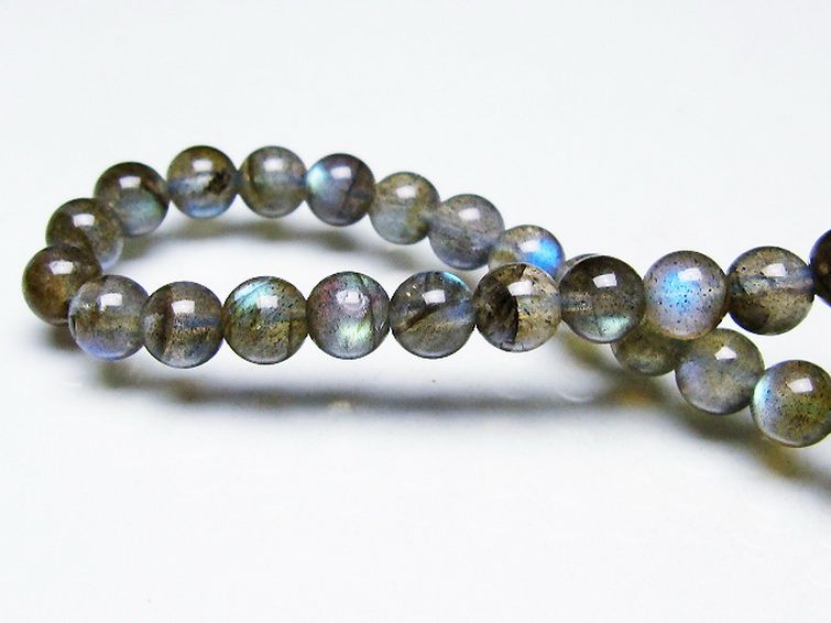 ラブラドライト ブレスレット 6mm [T219-5876] 1枚目
