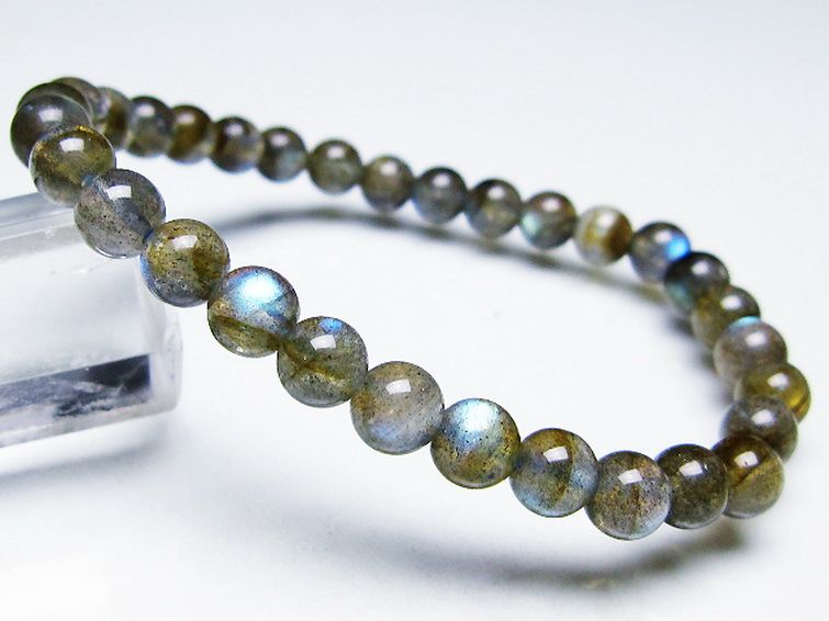 ラブラドライト ブレスレット 6mm [T219-5876] 2枚目