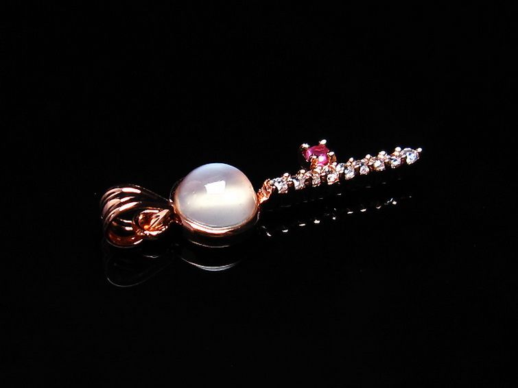 ムーンストーン ペンダント [t22-2916] 2枚目