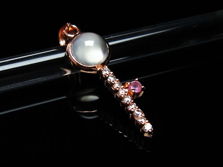 ムーンストーン ペンダント [t22-2927] 3枚目