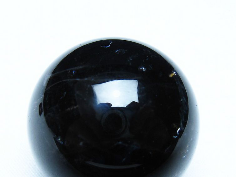 モリオン 純天然 黒水晶 丸玉 35mm [t220-10003] 2枚目