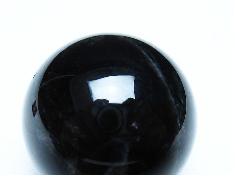 モリオン 純天然 黒水晶 丸玉 35mm [t220-10006] 2枚目