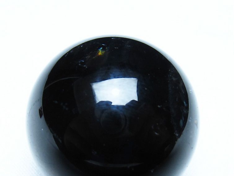 モリオン 純天然 黒水晶 丸玉 35mm [t220-10010] 2枚目