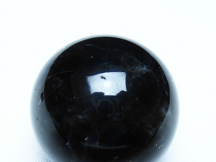 モリオン 純天然 黒水晶 丸玉 35mm [t220-10011] 2枚目