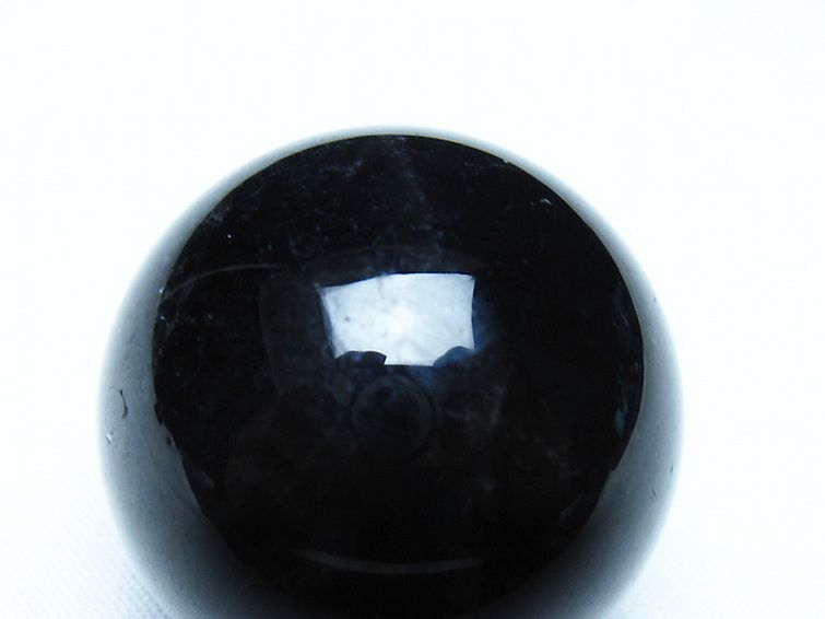 モリオン 純天然 黒水晶 丸玉 35mm [t220-10012] 2枚目