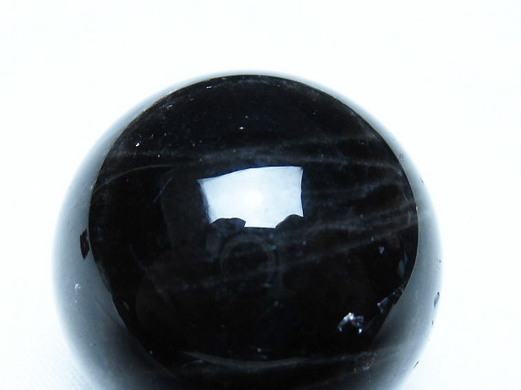 モリオン 純天然 黒水晶 丸玉 35mm [t220-10013] 2枚目