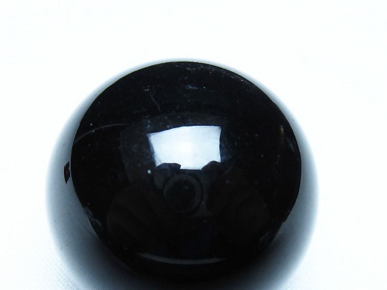 モリオン 純天然 黒水晶 丸玉 35mm [t220-10020] 2枚目
