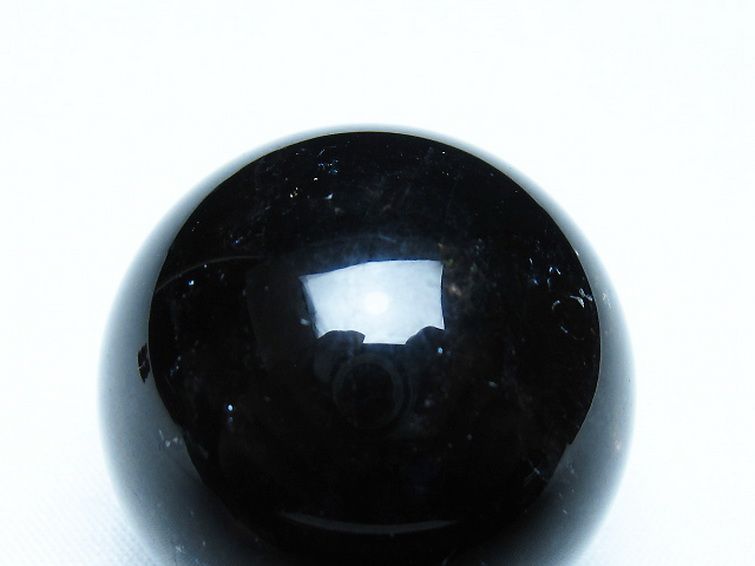 モリオン 純天然 黒水晶 丸玉 35mm [t220-10022] 2枚目
