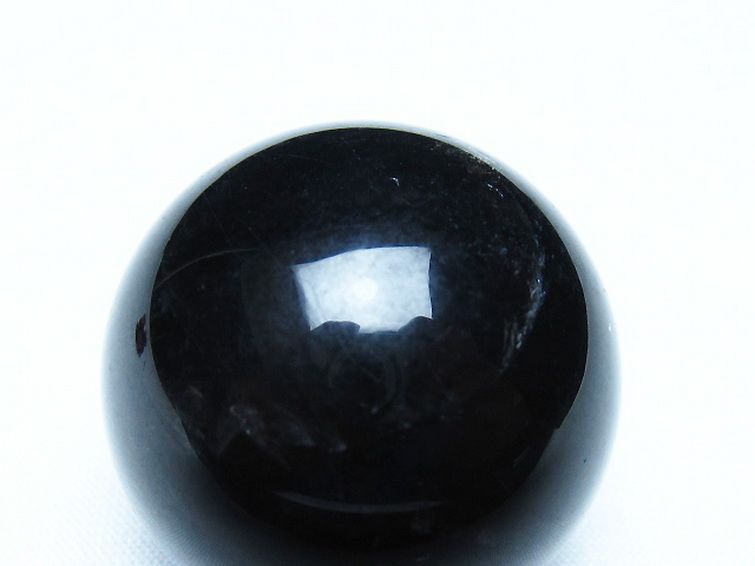 モリオン 純天然 黒水晶 丸玉 35mm [t220-10025] 2枚目