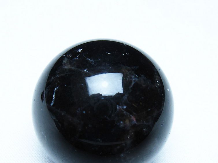 モリオン 純天然 黒水晶 丸玉 35mm [t220-10026] 2枚目
