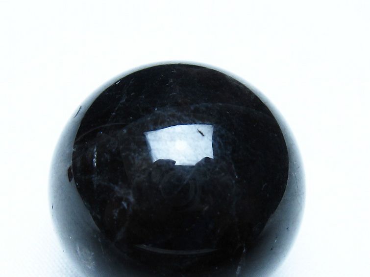 モリオン 純天然 黒水晶 丸玉 34mm [t220-10028] 2枚目