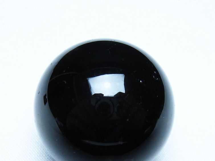 モリオン 純天然 黒水晶 丸玉 34mm [t220-10038] 2枚目