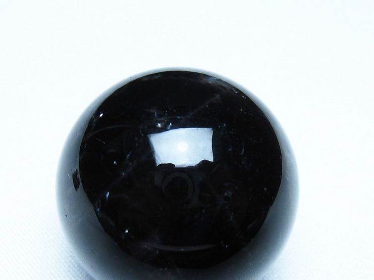モリオン 純天然 黒水晶 丸玉 34mm [t220-10039] 2枚目
