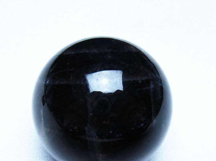 モリオン 純天然 黒水晶 丸玉 34mm [t220-10098] 2枚目
