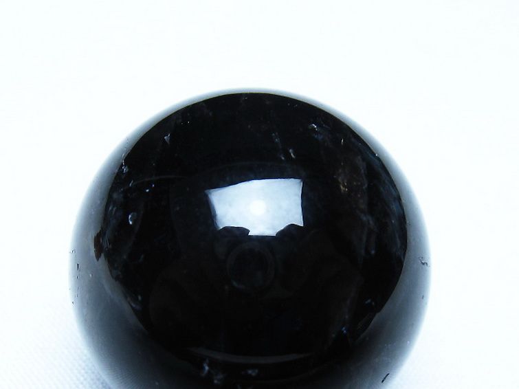 モリオン 純天然 黒水晶 丸玉 34mm [t220-10103] 2枚目