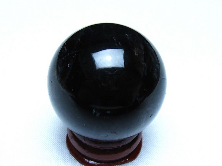 モリオン 純天然 黒水晶 丸玉 34mm [t220-10103] 3枚目