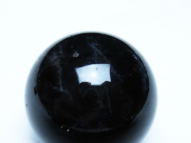 モリオン 純天然 黒水晶 丸玉 34mm [t220-10111] 2枚目