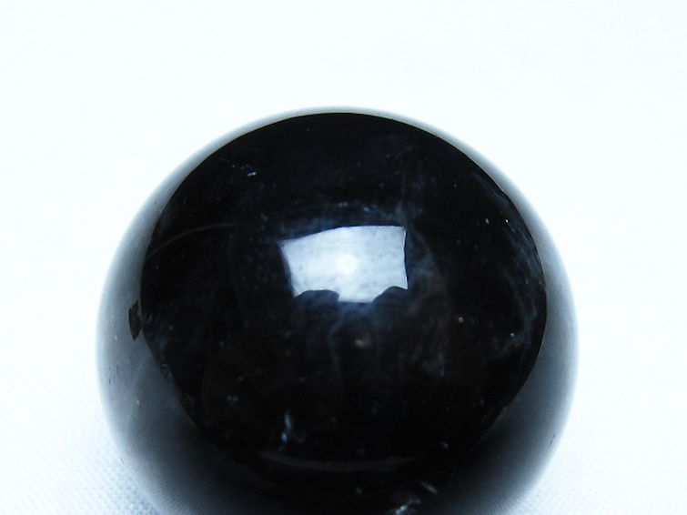 モリオン 純天然 黒水晶 丸玉 34mm [t220-10112] 2枚目