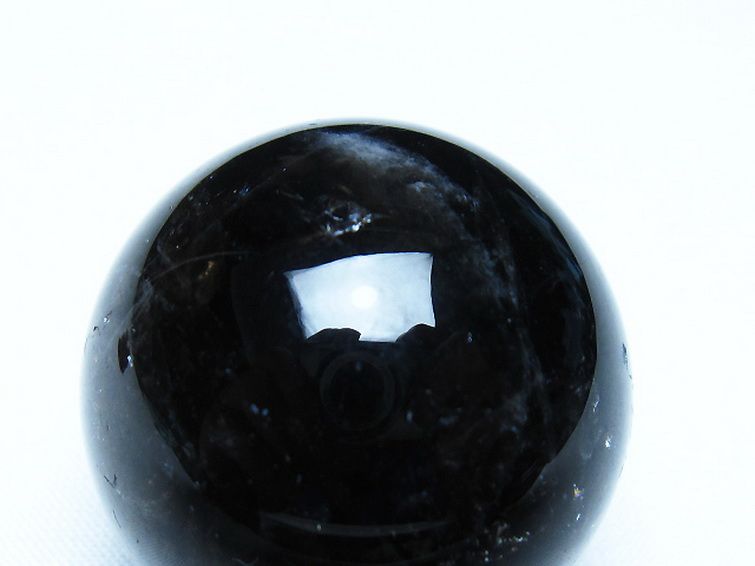 モリオン 純天然 黒水晶 丸玉 35mm [t220-10117] 2枚目