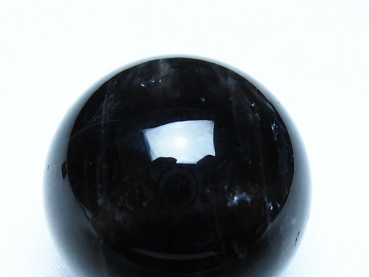 モリオン 純天然 黒水晶 丸玉 35mm [t220-10119] 2枚目