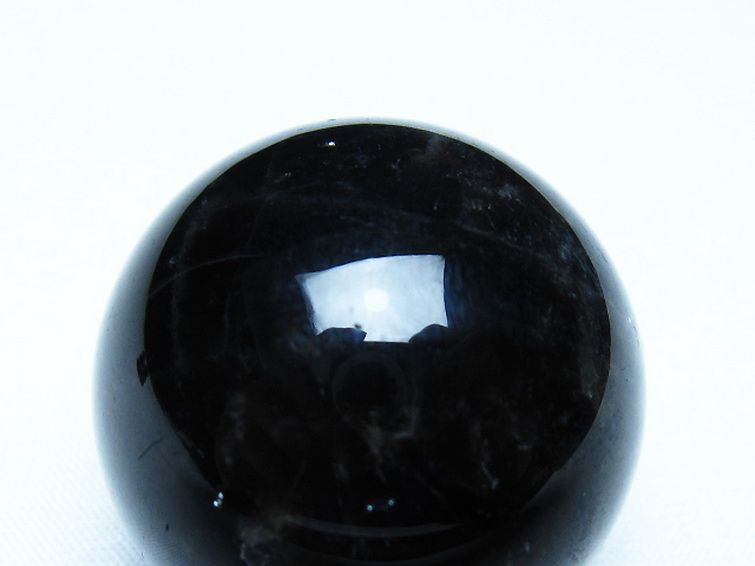 モリオン 純天然 黒水晶 丸玉 35mm [t220-10125] 2枚目