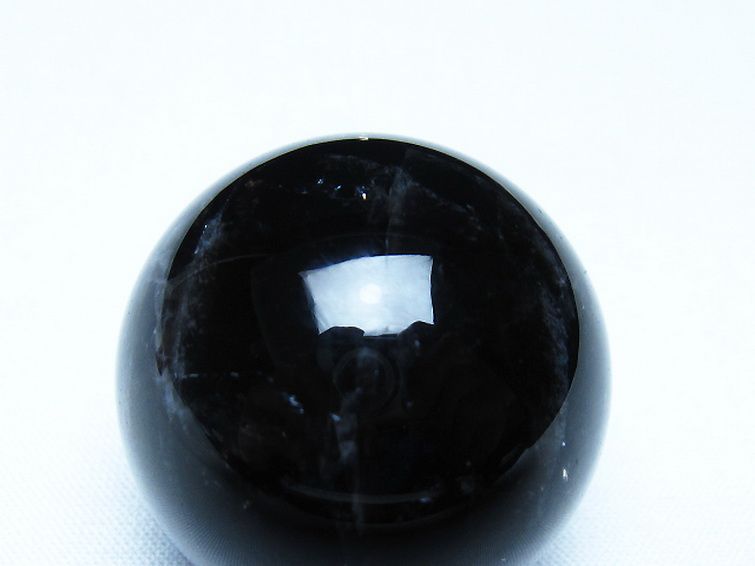 モリオン 純天然 黒水晶 丸玉 35mm [t220-10130] 2枚目