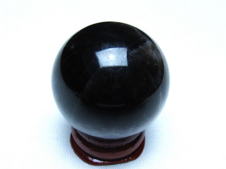 モリオン 純天然 黒水晶 丸玉 35mm [t220-10133] 3枚目
