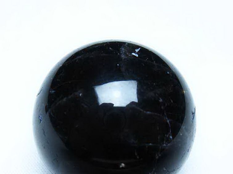モリオン 純天然 黒水晶 丸玉 35mm [t220-10138] 2枚目