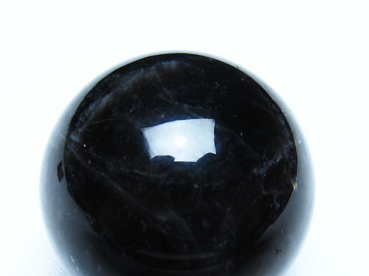 モリオン 純天然 黒水晶 丸玉 36mm [t220-10141] 2枚目