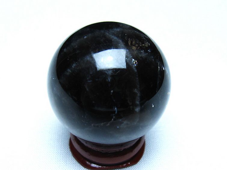モリオン 純天然 黒水晶 丸玉 36mm [t220-10142] 3枚目