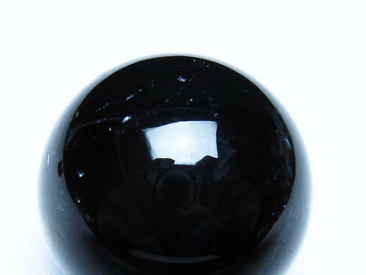 モリオン 純天然 黒水晶 丸玉 36mm [t220-10168] 2枚目