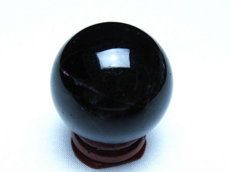 モリオン 純天然 黒水晶 丸玉 36mm [t220-10170] 3枚目