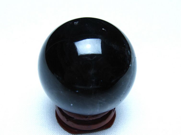 モリオン 純天然 黒水晶 丸玉 36mm [t220-10171] 3枚目