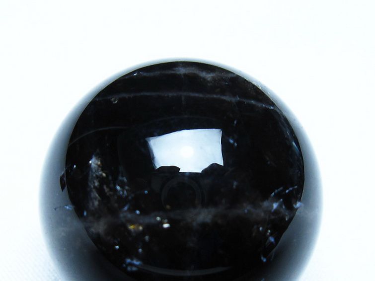 モリオン 純天然 黒水晶 丸玉 36mm [t220-10173] 2枚目