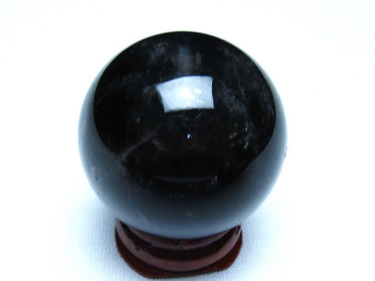 モリオン 純天然 黒水晶 丸玉 36mm [t220-10174] 3枚目