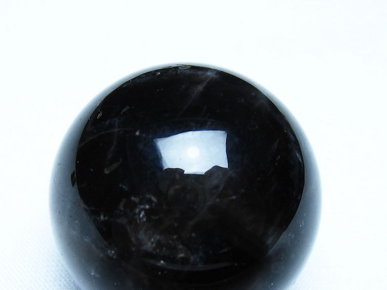 モリオン 純天然 黒水晶 丸玉 36mm [t220-10175] 2枚目