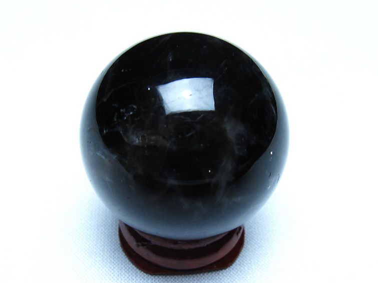 モリオン 純天然 黒水晶 丸玉 36mm [t220-10175] 3枚目
