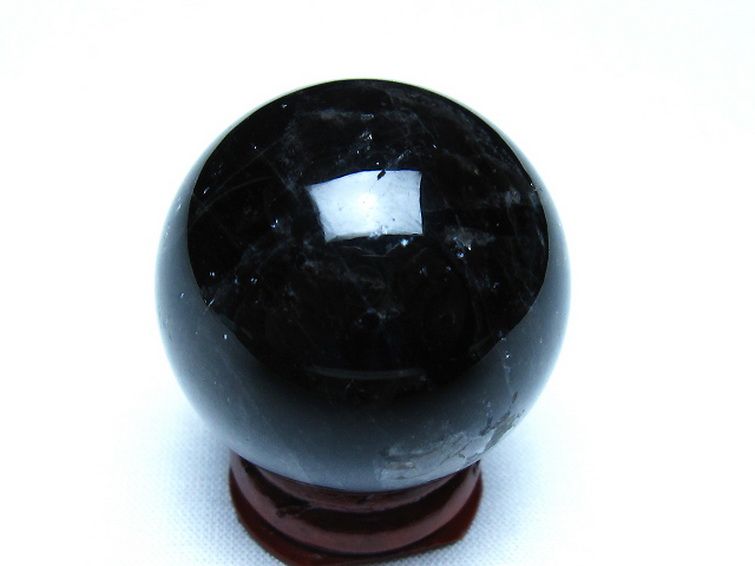 モリオン 純天然 黒水晶 丸玉 36mm [t220-10176] 3枚目