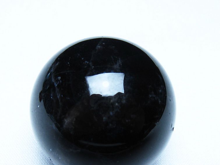 モリオン 純天然 黒水晶 丸玉 36mm [t220-10177] 2枚目