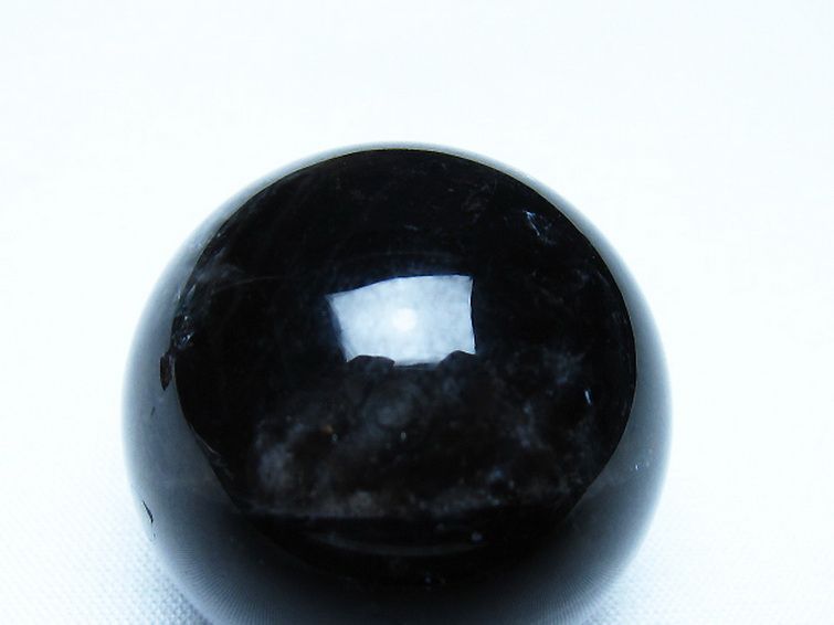 モリオン 純天然 黒水晶 丸玉 35mm [t220-10180] 2枚目