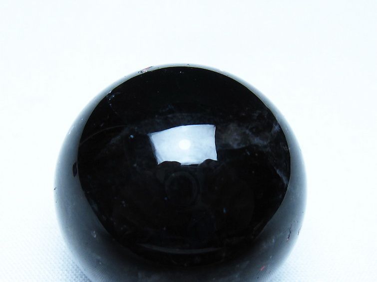 モリオン 純天然 黒水晶 丸玉 35mm [t220-10184] 2枚目