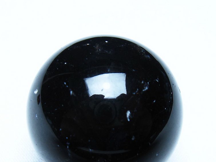 モリオン 純天然 黒水晶 丸玉 35mm [t220-10185] 2枚目