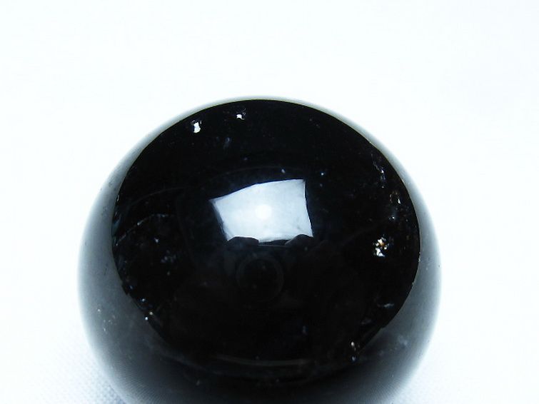 モリオン 純天然 黒水晶 丸玉 34mm [t220-10200] 2枚目