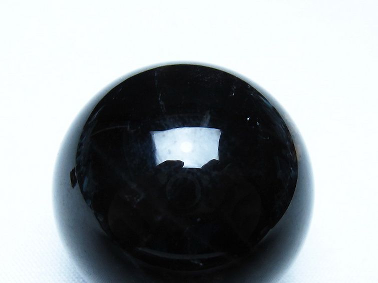 モリオン 純天然 黒水晶 丸玉 34mm [t220-10211] 2枚目