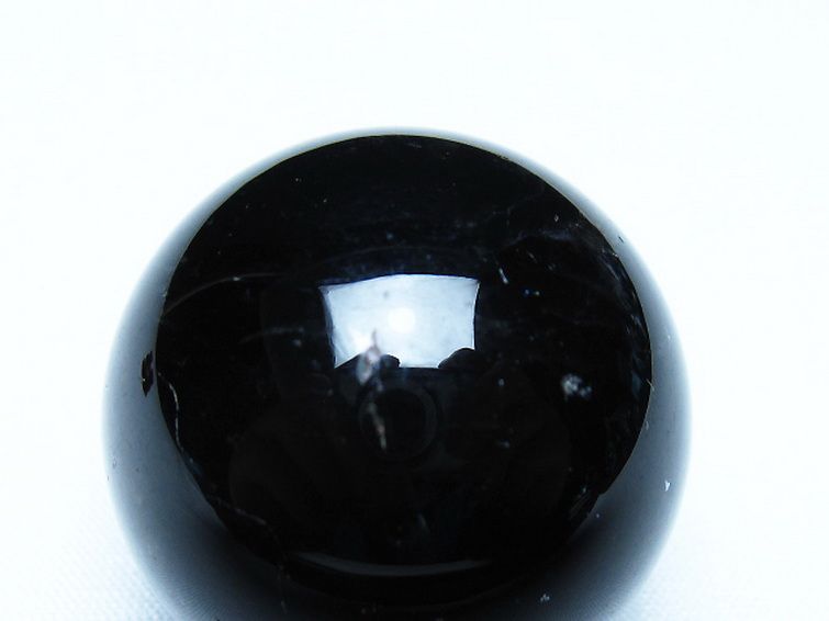 モリオン 純天然 黒水晶 丸玉 35mm [t220-10245] 2枚目