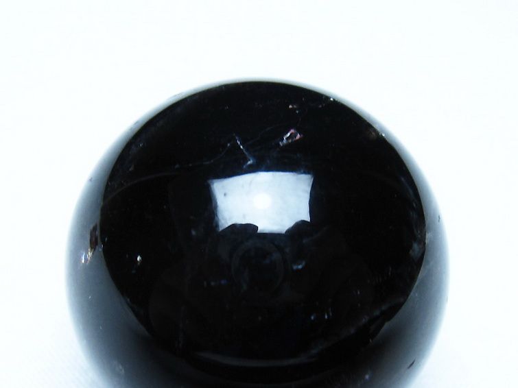 モリオン 純天然 黒水晶 丸玉 36mm [t220-10250] 2枚目